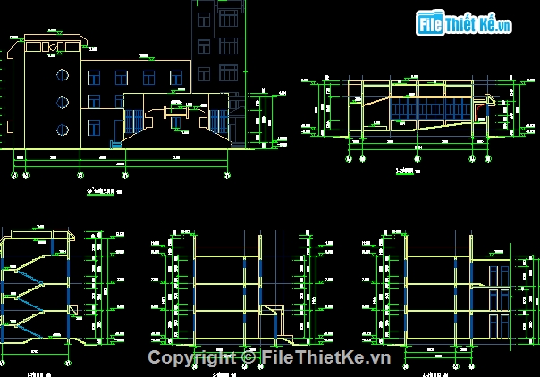 vẽ trường học,trường học,bản vẽ trường học